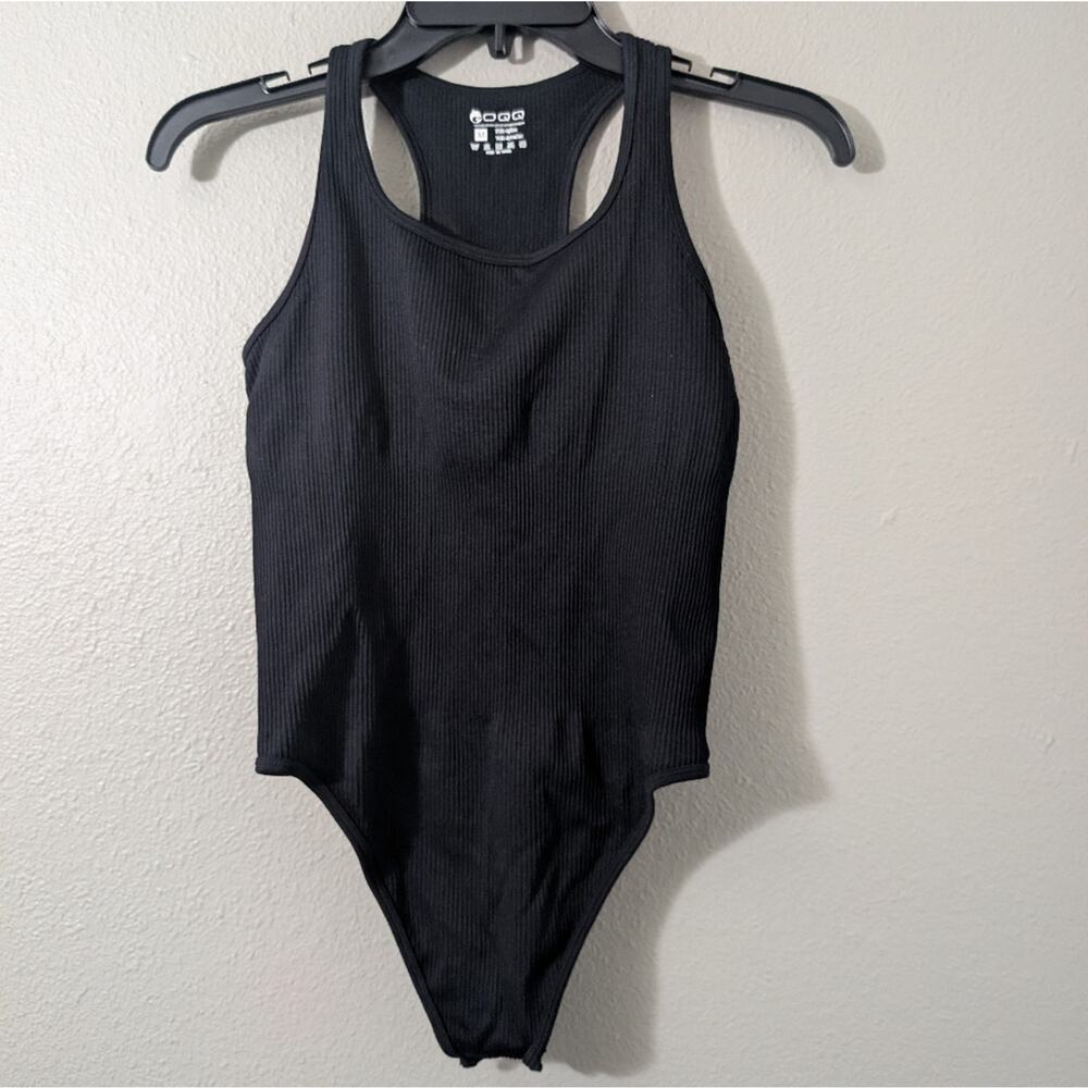 Amazon OQQ Ribbed Black body Suit